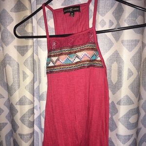 Almost Famous Aztec tank